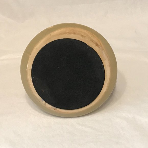 Vintage 1970s Glazed Ceramic Pottery Weighted Flared Bottom Mug - Picture 7 of 7